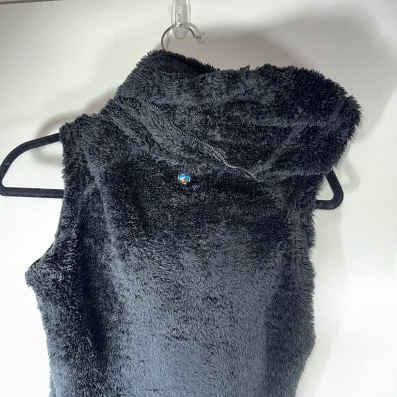 KUHL Flight Vest Women’s XS Black Fleece Zip Front High Collar Outdoor Hiking - Picture 10 of 16